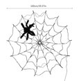 thumbnail image 3 of Decoración Luz Ambiental Halloween Spider Net Light Remote Black Spider Net Lamp Party Decor (USB naranja), 3 of 9