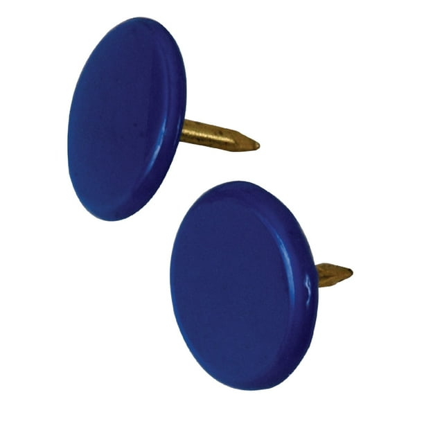 The Hillman Group 122678 Tack Para Pulgar Azul, 40 Piezas, Sin Tamaño