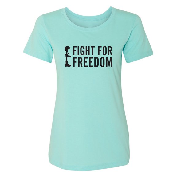 Fight For Freedom Womens crewneck tee