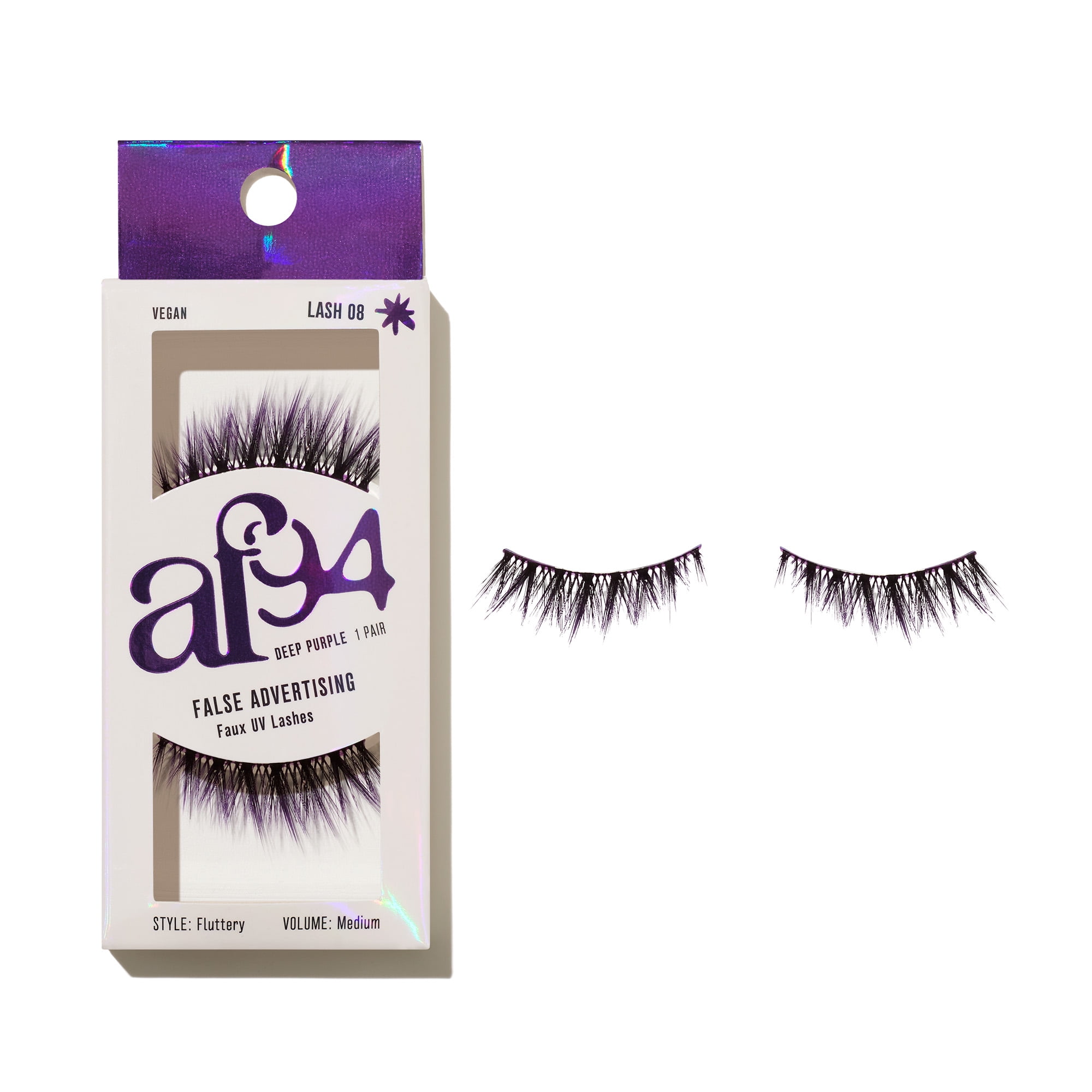 False Advertising Deep Purple UV Ombre Lash