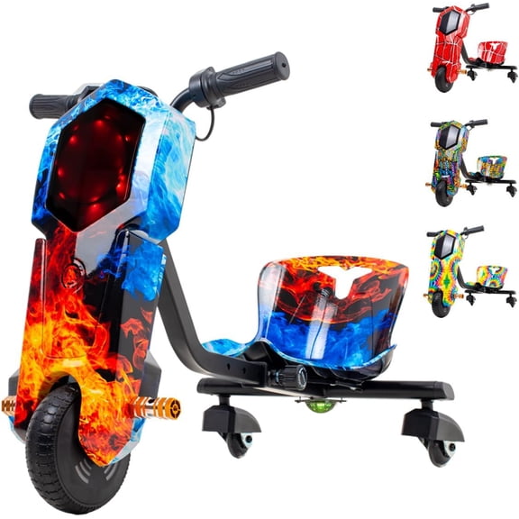 Scooter Infantil con 3 Ruedas Luces LED Patin del Diablo para Niños Resistente 3 A 10 Años Scooters Resistente con Altura Ajustable Monopatin para Niños