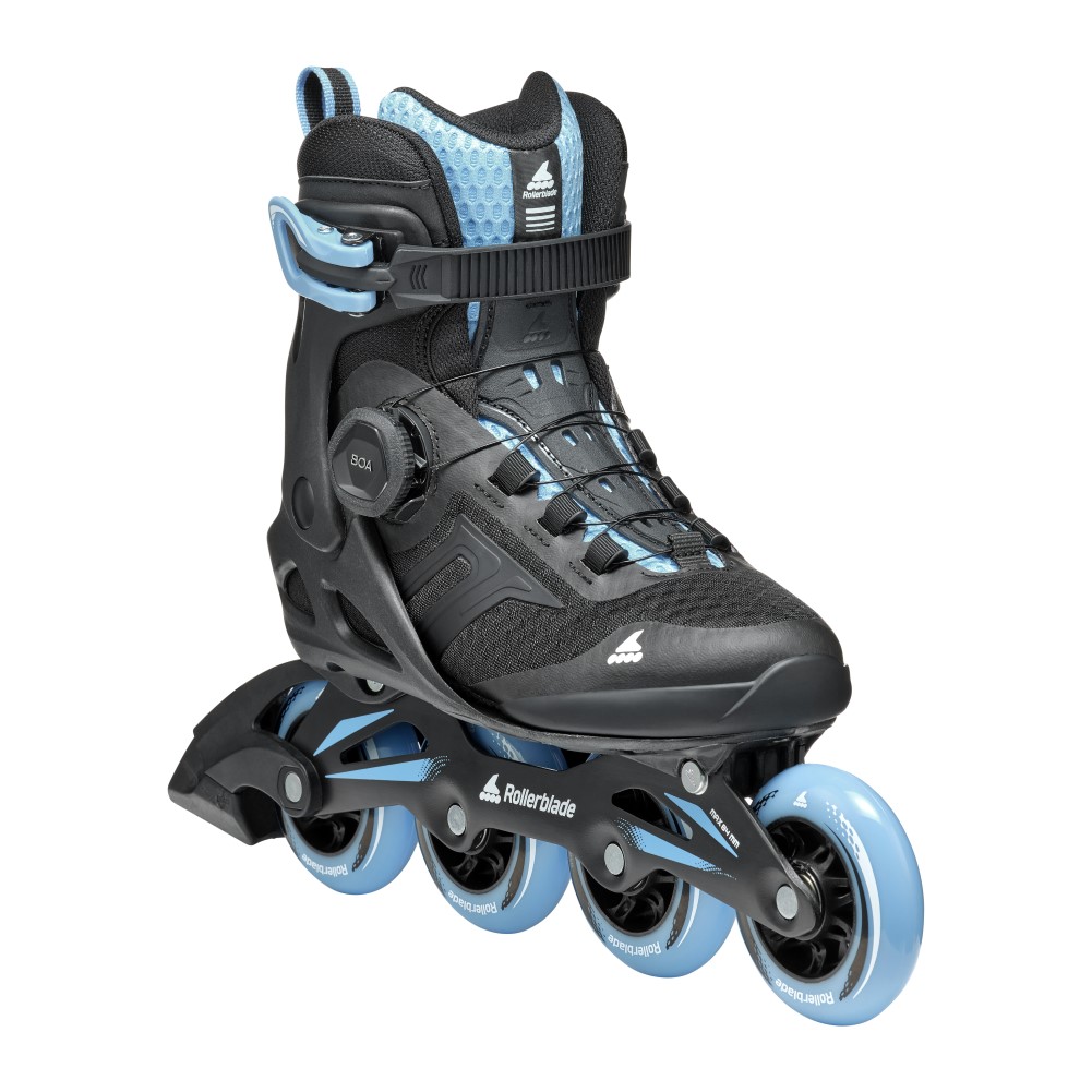 ROLLERBLADE Macroblade 84 Boa W, Color: Black/Powder Blue, Size: 9/9.5 (07370700092-9/9.5)