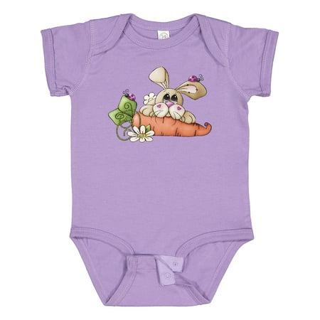 

Inktastic Ladybugs and Bunny Rabbit with Carrot Boys Baby Bodysuit