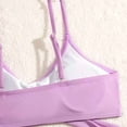 thumbnail image 4 of Girls Swimsuit Size 8 Ruffle Bikinis for Adjustable Straps Tankini Sets 3pcs Tropical Printed Girls Bathing Suits Size 14-16, 4 of 7