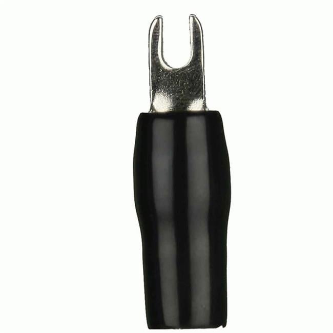 8 Gauge Spade Terminal, Black & Red Pack of 50