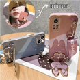 thumbnail image 2 of Mirror Crossbody Lanyard Phone Holder Case For Xiaomi Redmi Note 11 8 12 10 9 Pro Max 12 4G 5G 10s 11s 9A 9C Stand Strap Cover, 2 of 4