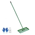 thumbnail image 1 of VEVOR Lawn Leveling Rake, 30"x10" Level Lawn Tool, Heavy-duty Lawn Leveler with 78" Steel Extended Handle, Yard Leveling Rake, 1 of 9