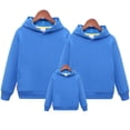 thumbnail image 1 of Primavera Otoño Familia Trajes a juego Suéter Padre Madre Hijo Hija Ropa Mamá Papá Niño Niña Sudadera con capucha sólida Chaquetas familiares Adulto (4XL) Gao Jinjia LED, 1 of 2
