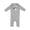 AC-Heather Grey, variant on Cute Woodland Animal Raccoon Baby Romper Coveralls