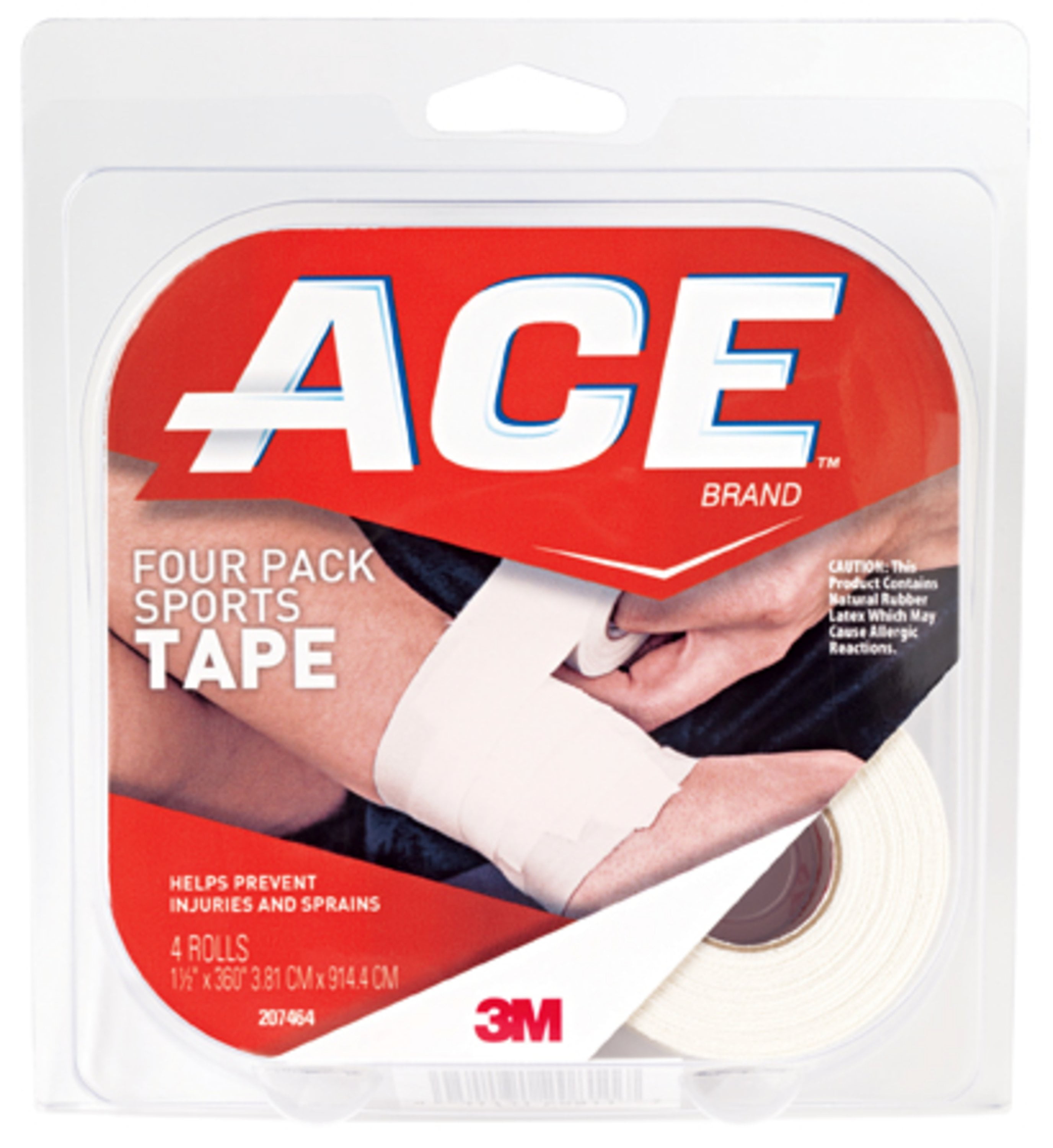 ACE Brand Sports Tape, Ideal for Ankles, Fingers and Wrists, Secure