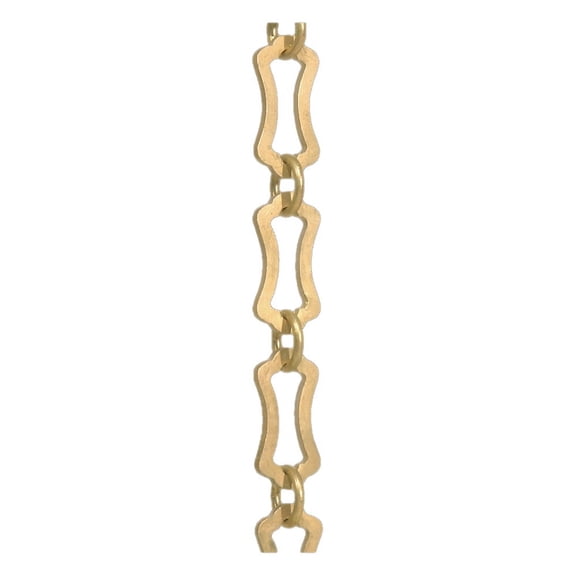 B&P Lamp® Solid Brass Arts & Crafts Style Chain, Ft.