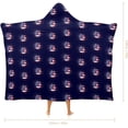 thumbnail image 2 of Independence Day Pattern Wearable Blanket Women Men Hooded Blanket Adult Plush Poncho Lightweight Soft, 2 of 6