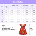thumbnail image 3 of 2-8T Girls Santa Claus Xmas Costume Dress Christmas Short Sleeve Dress, 3 of 6