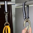thumbnail image 3 of koolsoo 5 Sets Portable Swing Hammock Hanging Belt Hammock Strap Rope with Carabiner, 3 of 9