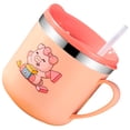 thumbnail image 4 of Taza de dibujos animados para niños pequeños, resistente taza de agua de acero inoxidable con pajita y aislamiento térmico., 4 of 8