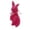 3Pink, variant on Easter Bunny Decoration,Flocked Bunny Figurines with Bow Tie,7.10inch Pink Standing Rabbit Ornament for Spring Home Living Room Party Indoor Outdoor Garden Decor & Easter Gifts
