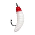 thumbnail image 2 of Soft Plastic Fishing Lures Fishing Soft Plastic Lures Fishing Lures and Bait 0.8 Inch White Bionic Fishing Lure with Single Hook for Freshwater Fishing Panfish Bait for Trout, 2 of 6