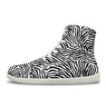thumbnail image 6 of Psesaysky Lace-Up Barefoot Shoes High-Top Minimalist Barefoot Shoes For Women Women's Sneakers with Zebra Stripes, 6 of 8
