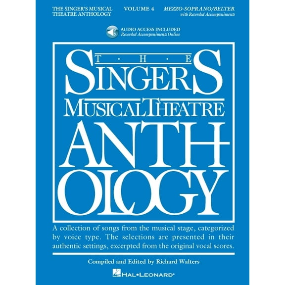 Singers Musical Theater Anthology Singer's Musical Theatre Anthology - Volume 4: Mezzo-Soprano Book/Online Audio, Book 04, (Paperback)