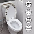 thumbnail image 3 of HELLHERO 2 Pcs Set Toilet Seat Covers for Bathroom Supplies Cat Stretch Toilet Seat Cover Adjustable, 3 of 5