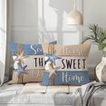 thumbnail image 1 of Naittoop Summer Letters Pillow Set Ocean Scallop Printing Sofa Window Cushion Set Living Room Bedroom Cushions, 1 of 6