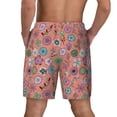 thumbnail image 4 of Goofa Color Flowers Printed Men's Swim Trunks Board Shorts Quick Dry Mens Swimming Trunks with Compression Liner,Breathable Fit Hawaii Beach Shorts-Medium, 4 of 9