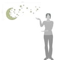 thumbnail image 2 of Moon and Stars Night Sky Vinyl Wall Art Decal Sticker Design for Nursery Room DIY Mural Decoration, 2 of 4