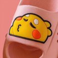 thumbnail image 6 of HCNTES Toddler Kids Fashionable Slides Soft Sole Non-Slip Slippers for Spring Summer Beach Pool Water Play Loungewear(Z01-Pink,1), 6 of 7