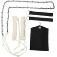 thumbnail image 1 of 48 Inch High Reach Tree Limb Hand Rope Chain Saw, Tree Cutting Rope Chain, Cutting Chain Saw with Blades on Both Sides, Comes with Ropes, Throwing Weight Pouch Bag, 1 of 7