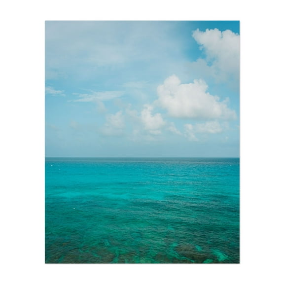 Isla Mujeres Coastal 05 - Isla Mujeres Quintana Roo Mexico Photography Unframed Wall Art Print 8 x 10 inches
