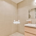 thumbnail image 3 of KAKOWELY Corner Shower Rack Sucker Bathroom Vacuum Suction Cup Corner Storage Rack Wall Suction Cup Rack Corner Shower Shelf Wall Mounted Shower Organizer for Shampoo Conditioner, 3 of 4