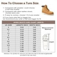 thumbnail image 6 of Hardlong Men's Soft Toe Nubuck Leather Non-Slip Work Boots - 6" Wheat DH84101, 6 of 7