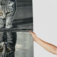 thumbnail image 3 of Autua Cute Cat Chic Modern Bathroom Decor Shower Curtain with Hooks 100% Polyester Fiber 36"x72, 3 of 7