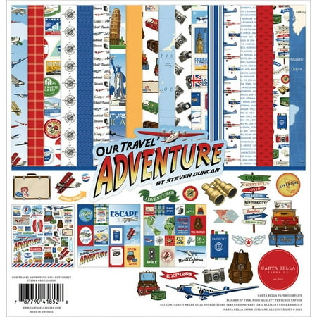 UPC: 0787790418528 | Our Travel Adventure Collection Kit – Carta Bella