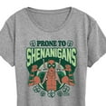 thumbnail image 3 of Marvel Deadpool - St. Patrick's Day Prone To Shenanigans - Women's Short Sleeve Graphic T-Shirt, 3 of 5