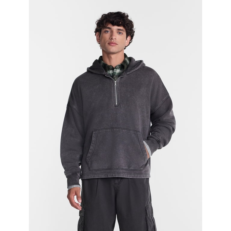 No Boundaries Boxy Fit Half Zip Hoodie photo 1