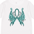 thumbnail image 4 of Inktastic Ovarian Cancer Awareness with Butterfly Ribbon Words Boys or Girls Long Sleeve Toddler T-Shirt, 4 of 5