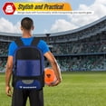 thumbnail image 4 of Vizari 'Avila' Soccer Backpack | Versatile Multiple Sports Bag for Ultimate Convenience | For Youth and Adults - BLACK/ROYAL, 4 of 6