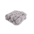 thumbnail image 2 of Inteprter Cojín de asiento de felpa tejido a mano, cojín para silla, almohada nórdica Ins, cómodo sofá elástico para el hogar, Decoración del hogar Gris claro 30*33*12 CM, 2 of 6