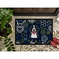 thumbnail image 3 of Carolines Treasures BB5088JMAT 24 x 36 in. Blue Flowers Bernese Mountain Dog Indoor or Outdoor Mat, 3 of 4