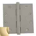 thumbnail image 1 of 4.5 x 4.5 in. Square Corner Hinge, Non-Lacquered Brass, 1 of 1