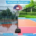 thumbnail image 3 of Best Choice Products Kids Height-Adjustable Basketball Hoop, Portable Backboard System w/ 2 Wheels - American Flag, 3 of 7