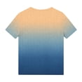 thumbnail image 4 of Zpanxa T Shirts for Girls Solid Color Round Neck Loose Fit Print Pattern Top Polyester Spandex 5-6 Years, 4 of 5