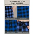 thumbnail image 6 of North 15 Boy's Super Cozy Buffalo Plaid Micro Fleece Pajama Pants-1235B-Navy-10-12, 6 of 7