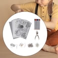 thumbnail image 3 of jifeng 13 Pcs Feuilles Thermorétractables Papier Rétractable pour Boucles d'Oreilles, 3 of 6