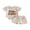 Apricot, variant on BemeyourBBs Newborn Baby Girls Little Sister Outfits Infant Girl Summer Clothes Waffle Knit Letter Embroidery Short Sleeve Romper and Elastic Waist Shorts Set