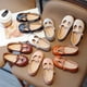 thumbnail image 4 of Zapatos de cuero de suela blanda para niña de otoño, zapatos de princesa de moda, zapatos de una sola capa de estilo universitario para niños, de moda, 4 of 6
