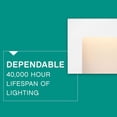 thumbnail image 2 of 1553SW Hinkley Lighting Taper - 12V 1.9W LED Horizontal Deck Light - 4.5 Inches Wide by 3 Inches High-Satin White Finish, 2 of 10