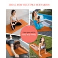 thumbnail image 7 of Orange Yoga Towel for Hot Yoga Non Slip, Pure Orange Yoga Mat Towel Absorbent Yoga Sweat Towels Microfiber Hot Yoga Blanket for Bikram Pilates 26"x74", 7 of 7