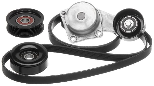 Serpentine Belt Drive Component Kit Compatible with 2004-2012 Chevy Colorado